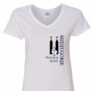 Medjugorje "Heaven on Earth" V-neck T-shirt